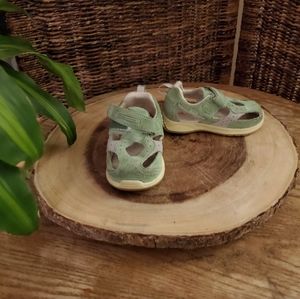 Dersur ♧Sneaker Sandals Breathable Light Green Tan